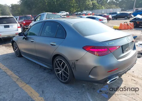 2023 Mercedes-Benz C 300 Sedan из США, поврежденный, VIN W1KAF4GB9PR069900